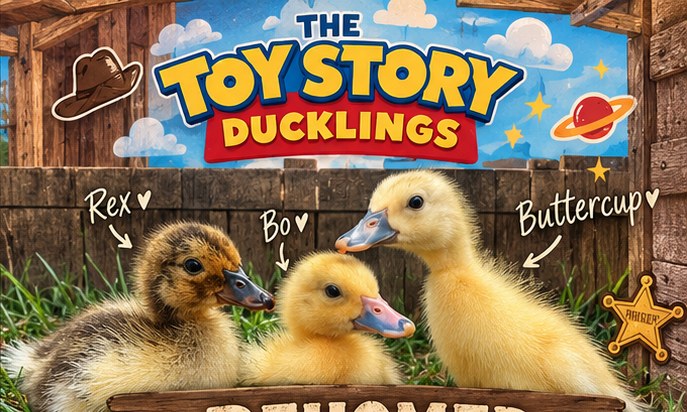 Toy Story hatch ducklings